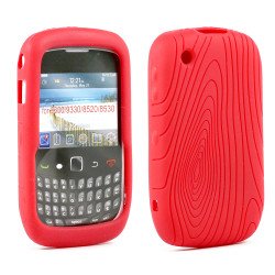 BlackBerry Curve 8520 8530 9300 9330 Silicone Soft Case (Red)